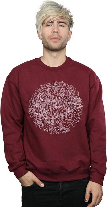 Immagine prodotto Star Wars Christmas Death Star Felpa Uomo (XL)