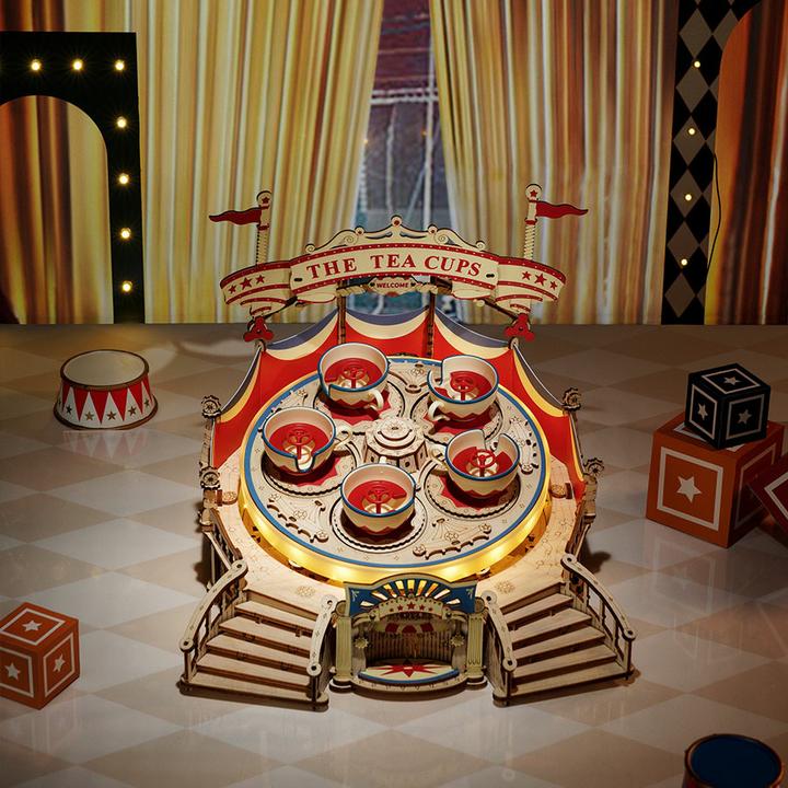 Produktbild Rokr Tilt-A-Whirl - 3D Holzbausatz (elektrisch)