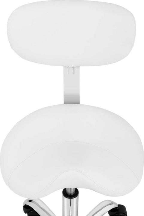 Produktbild Physa Sattelstuhl Drehstuhl Sattelhocker Rollhocker Arbeitsstuhl Bürohocker mit Lehne (60 - 80 cm)