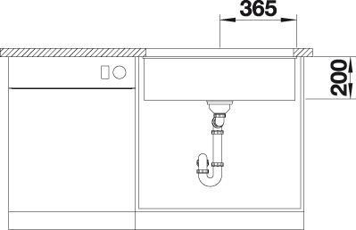 Produktbild Blanco Etagon 700-U (73 cm, 46 cm)
