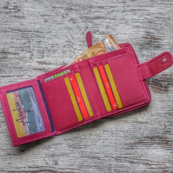 Actual product image Jack kinsky Aruba 516 leather wallet 10 cm