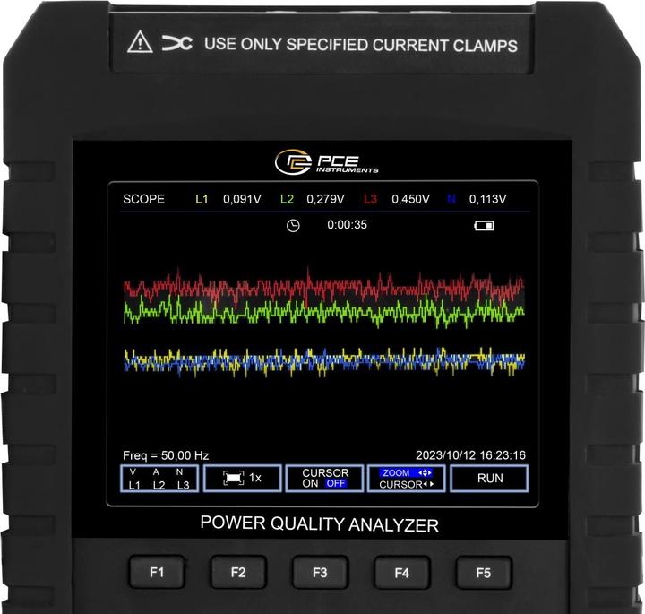 Actual product image PCE Instruments Netz-Analysegerät