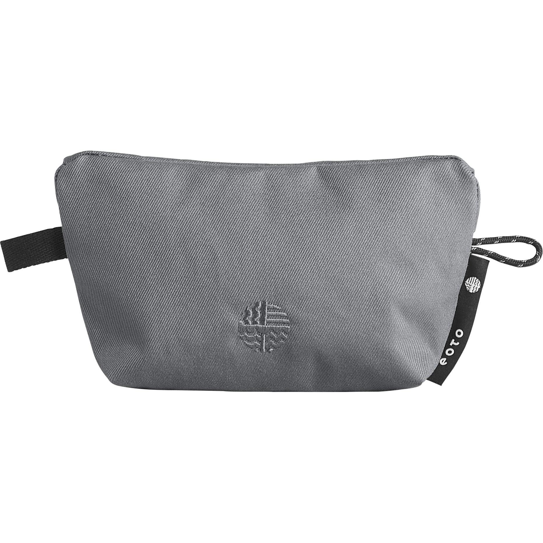 Eoto, Necessaire, Kulturbeutel TOY:LETRY S, 1l, umweltfreundlich, wasserabweisend, Grau, (1 l)
