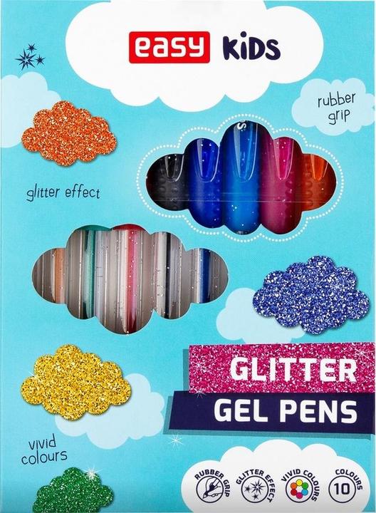 Produktbild Easy Glitzer-Gelstift 10 Farben EINFACH (10x)
