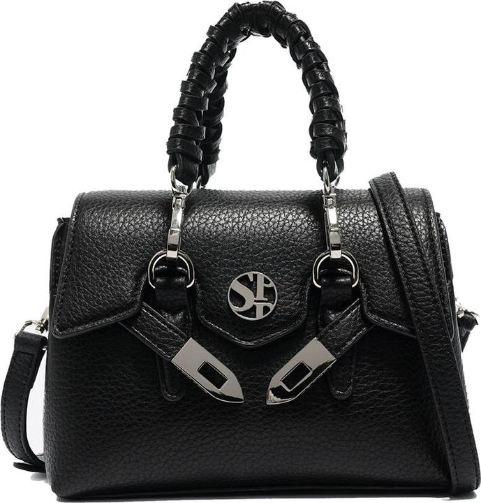 Actual product image Secret Pon Pon Handtasche Damen - Modell Astrea Pro - 100% Polyurethan - 25.0 X 15.0 X 10.5 Cm
