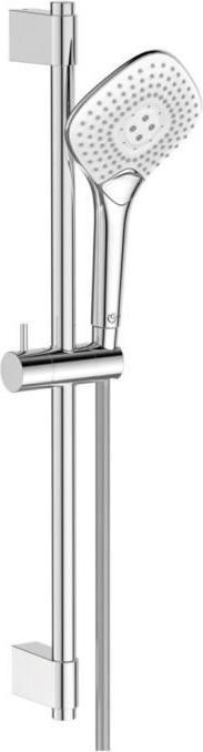 Image du produit Ideal Standard IDS Combiné de douche EVO JET IDEALRAIN avec douchette 3-F, Diamond 134mm 60cm chr (3 Types de jets, 8 l/min)