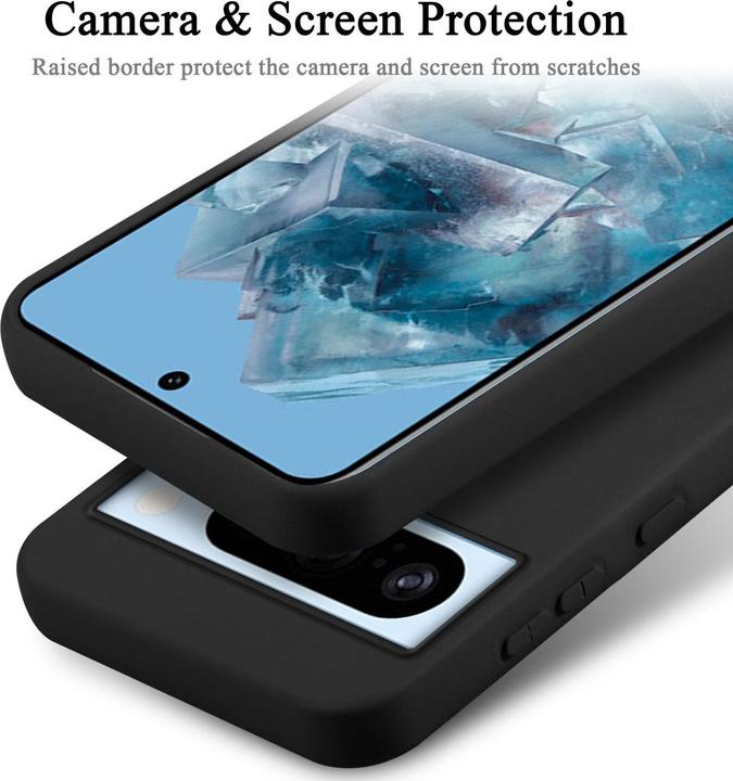 Actual product image Cadorabo Case for Google PIXEL 8 Pro TPU in liquid protection silicone design (Google Pixel 8 Pro)