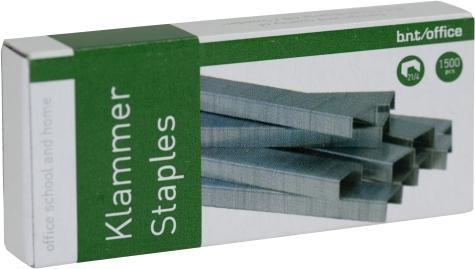 B.N.T. Staples 21/4 stl 1500pcs/pack60x10x250mm 0,03kg (1500pcs) - (1500pcs per pack)