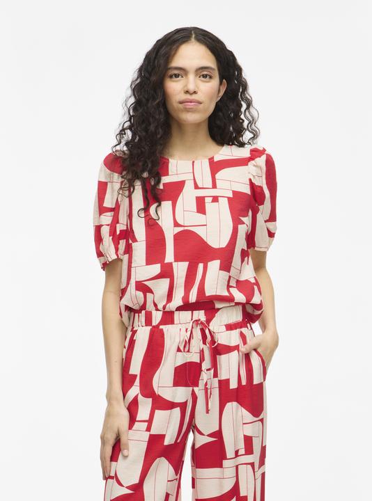 Immagine prodotto Vila VIHASJA Print Oberteil mit kurzen Ärmeln (44)