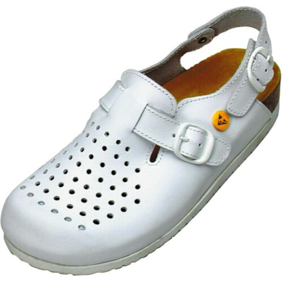 Wolfgang Warmbier, Herren, Hausschuhe, ESD-Clog Electra 79350/79353, Grösse 38, weiss, Weiss, (38)