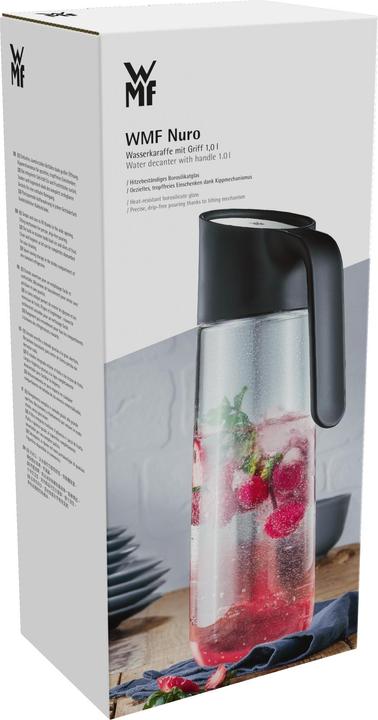 Image du produit WMF Carafe à eau Nuro 1 litre, noire (1 l)