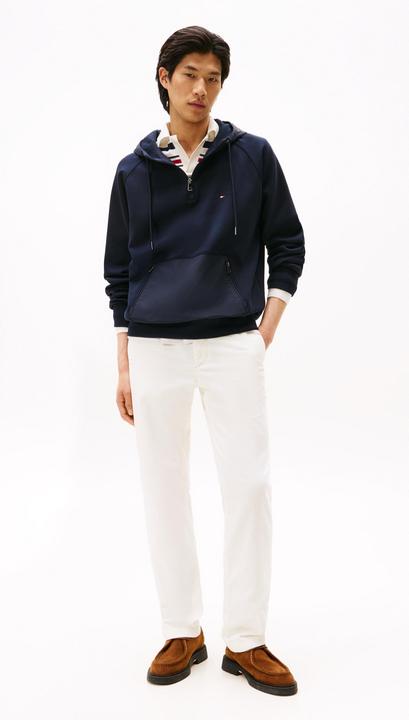 Image du produit Tommy Hilfiger Pull à capuche mixte à fermeture éclair quart (XXL)