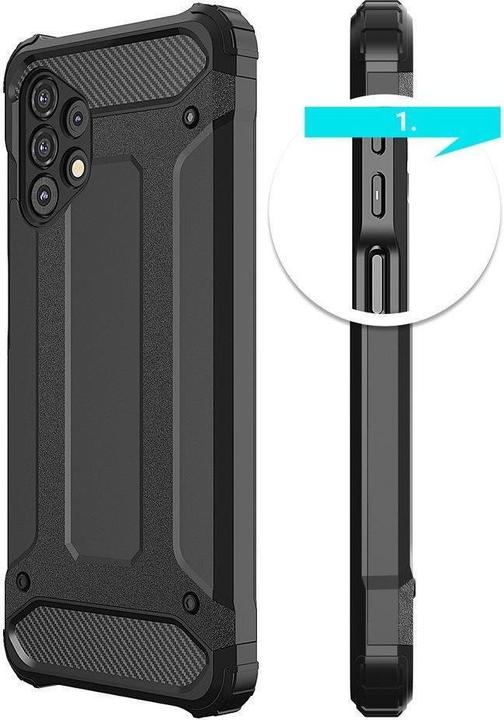 Immagine prodotto Hurtel Custodia Hybrid Armor Cover robusta per Samsung Galaxy A53 5G blu (Samsung Galaxy A53 5G)