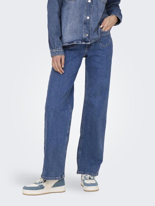 Actual product image Only ONLJUICY Hohe Taille Weiter Beinschnitt Jeans Jeans mit weitem Bein (W30/L32)