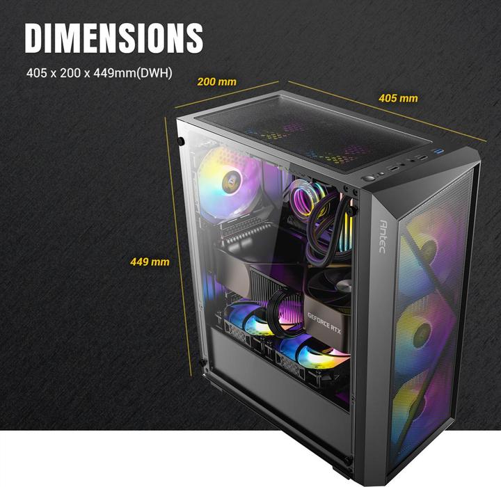 Produktbild Antec AX67 ARGB (ATX, ITX, mATX)