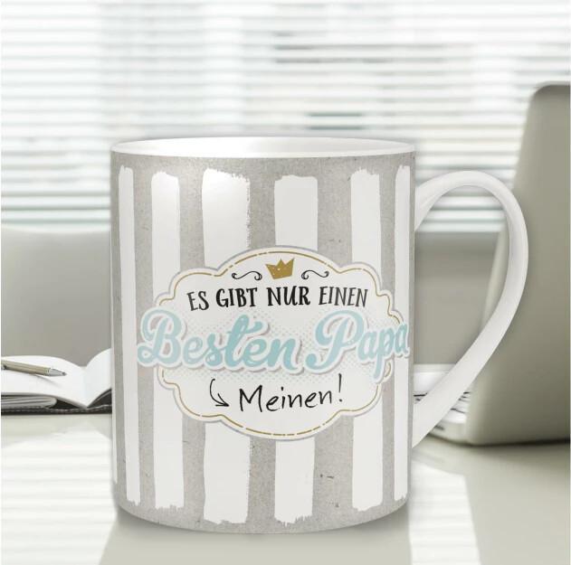 Actual product image Sheepworld Coffee cup Best Dad 600 ml, 1 piece, Light gray / White (600 ml, 1 x)