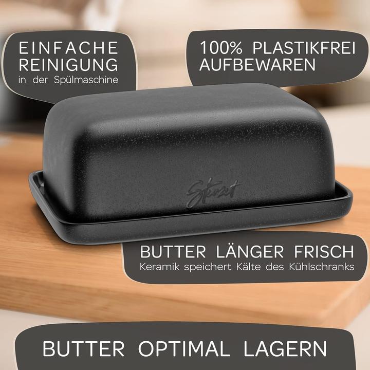 Actual product image Steinzeit Design Butterdose