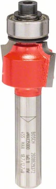 Produktbild Bosch Professional Zubehör Abrundfräser Expert for Wood, 8 mm, D 18,7 mm, R1 3 mm, L 12,7 mm, G 55 mm