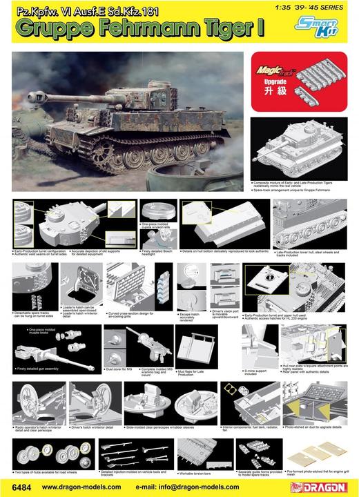 Image du produit 1:35 Sd.Kfz.181 Pz.Kpfw.VI Ausf.E TigerI