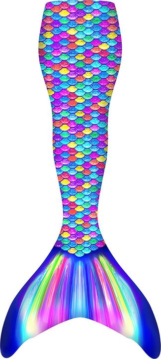 Actual product image Fin Fun Mermaid fin Rainbow (L/XL)