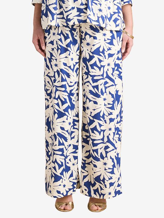 Actual product image Envie de Fraise Weite Umstandshose mit Blumenprint, hoher Bund (40)