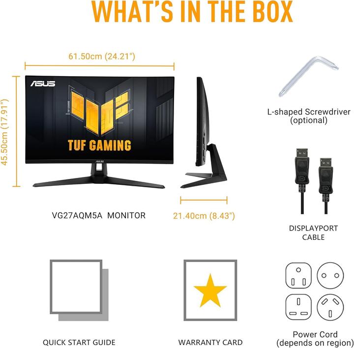 Immagine prodotto ASUS TUF Gaming VG27AQM5A (2560 x 1440 pixel, 27")