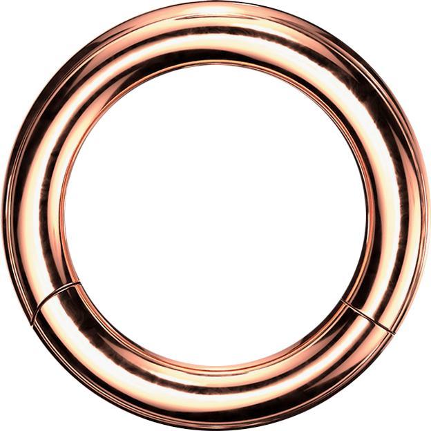 Immagine prodotto Star Piercing Anello a segmenti con cerniera in oro rosa (Acciaio chirurgico 316L, senza ottone)