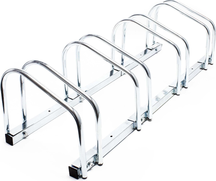 Produktbild Wiltec Fahrradständer 4 Fahrräder 95x33x27cm verzinkt Wandmontage Fahrrad