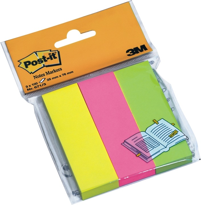 Actual product image Post-it Papiermarker (2.5 x 7.5 cm)