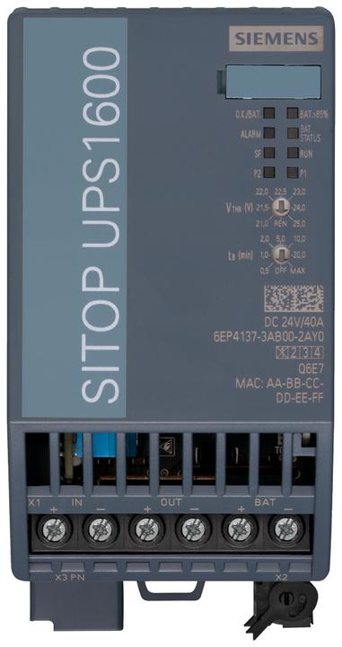 Produktbild Siemens SITOP UPS1600 40A Ethernet/PROFINET (960 VA, 960 W)