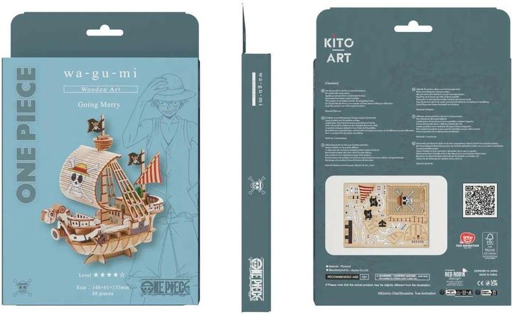 Produktbild Kito Art One Piece - Going Merry der Strohhutbande - Holzmodell