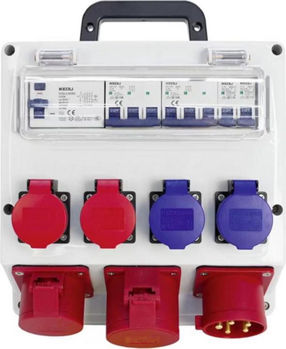 Steffen Baustellenpanel (6 x, Typ 25, CEE 16/5, Typ 23, CEE 32/5)