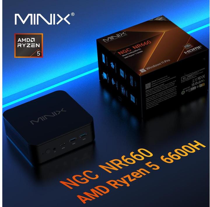 Immagine prodotto Minix NGC NR660 LP (512 GB, 16 GB, AMD Ryzen 5 6600H, Radeon 660M)