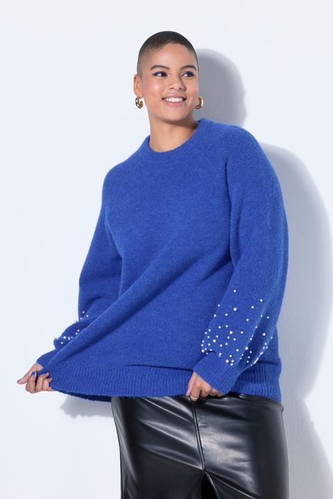 Produktbild Studio Untold Pullover, Classic Shape, Zierperlen, Ballonärmel (58, 60)