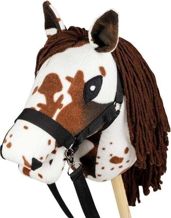 Foster Hobby Horse Skippi. Braunscheckig-Weisse Steckenpferd
