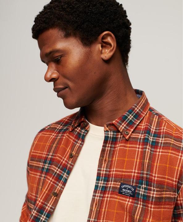 Immagine prodotto Superdry Camicia a quadri con maniche lunghe in cotone biologico (S)