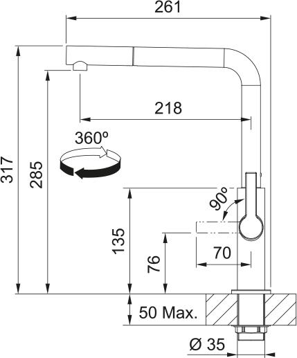 Actual product image Franke Maris Slim