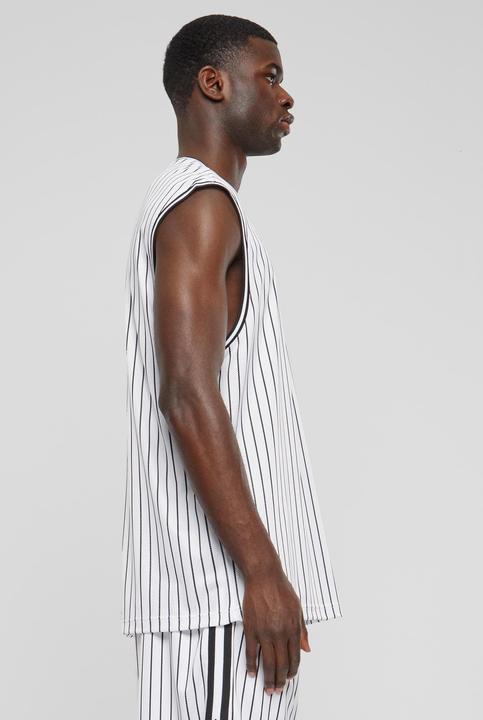 Actual product image Urban Classics Striped Mesh Tank Top - 166797 (L)