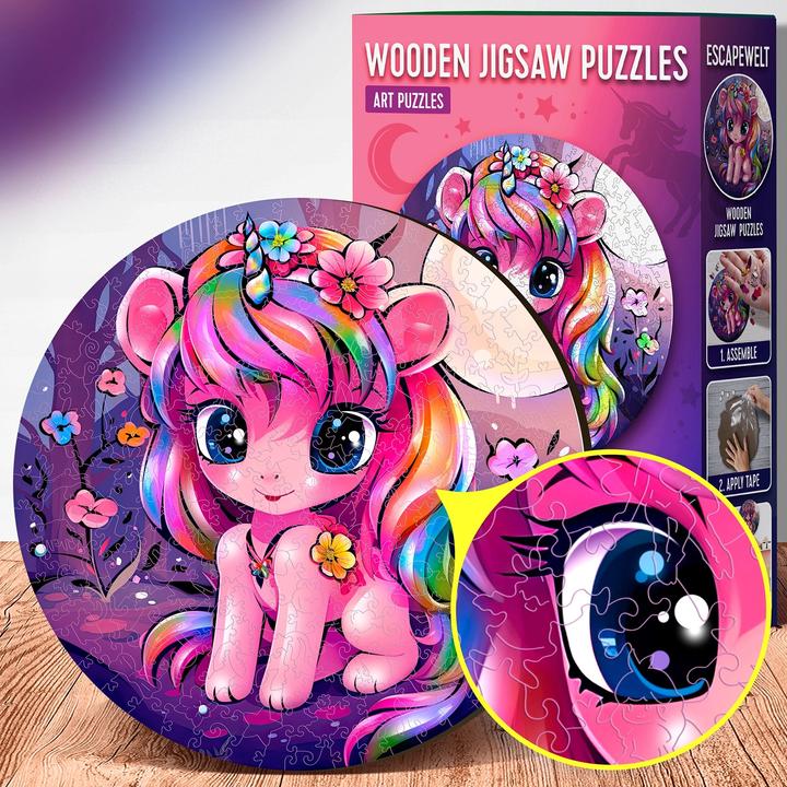 Produktbild Escape Welt Einhorn (200 Teile) - Holzpuzzle (200 Teile)