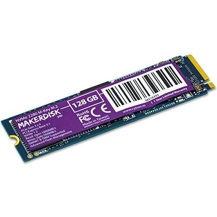 Cytron NVMe M.2 SSD hard drive - 128 GB - Hard drive format - M.2 2280 (128 GB), SSD