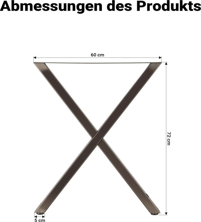 Actual product image Wiltec Table legs set