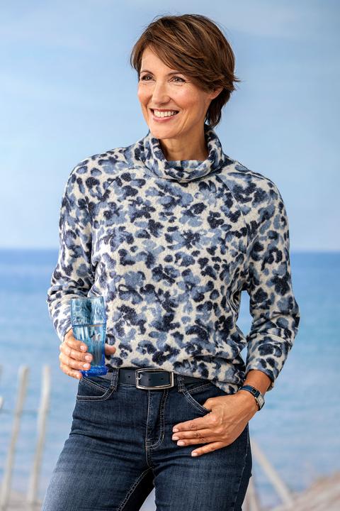 Produktbild Barbara Lebek Damen Flausch-Rollkragenpullover (42)