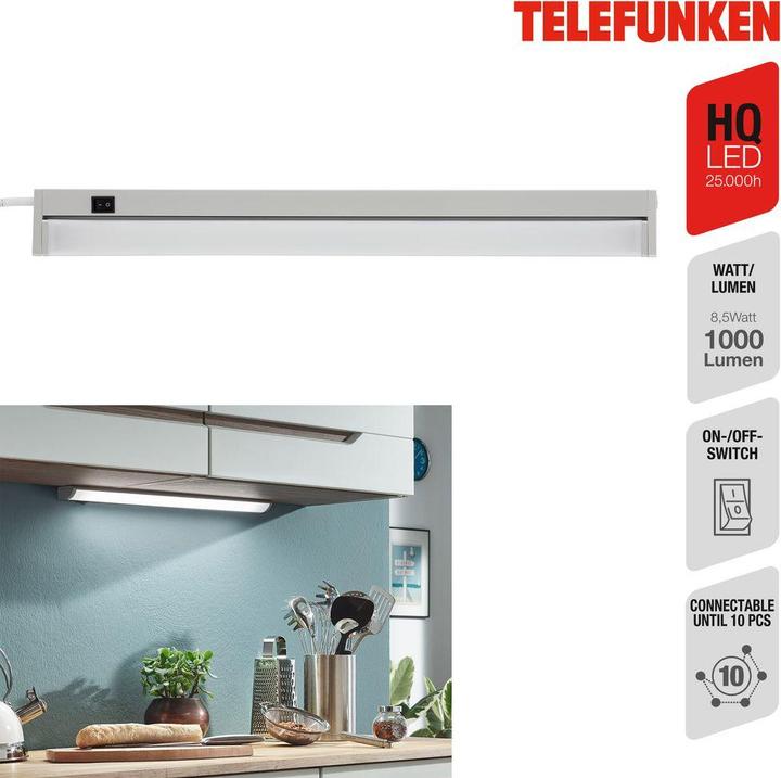Immagine prodotto Weitere LED Unterbauleuchte, titanfarbig, 1xLED-Platine/8,5W (1000 lm)