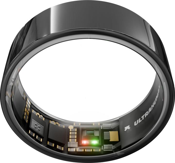 Actual product image Ultrahuman Ring Air- Size-08- Aster Air Black (8, Aster Black)