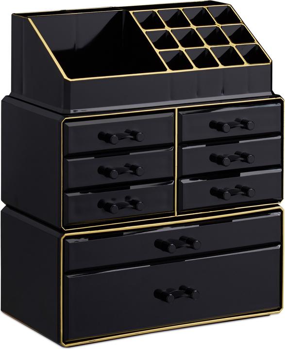 Actual product image Relaxdays Makeup Organizer with 8 Drawers