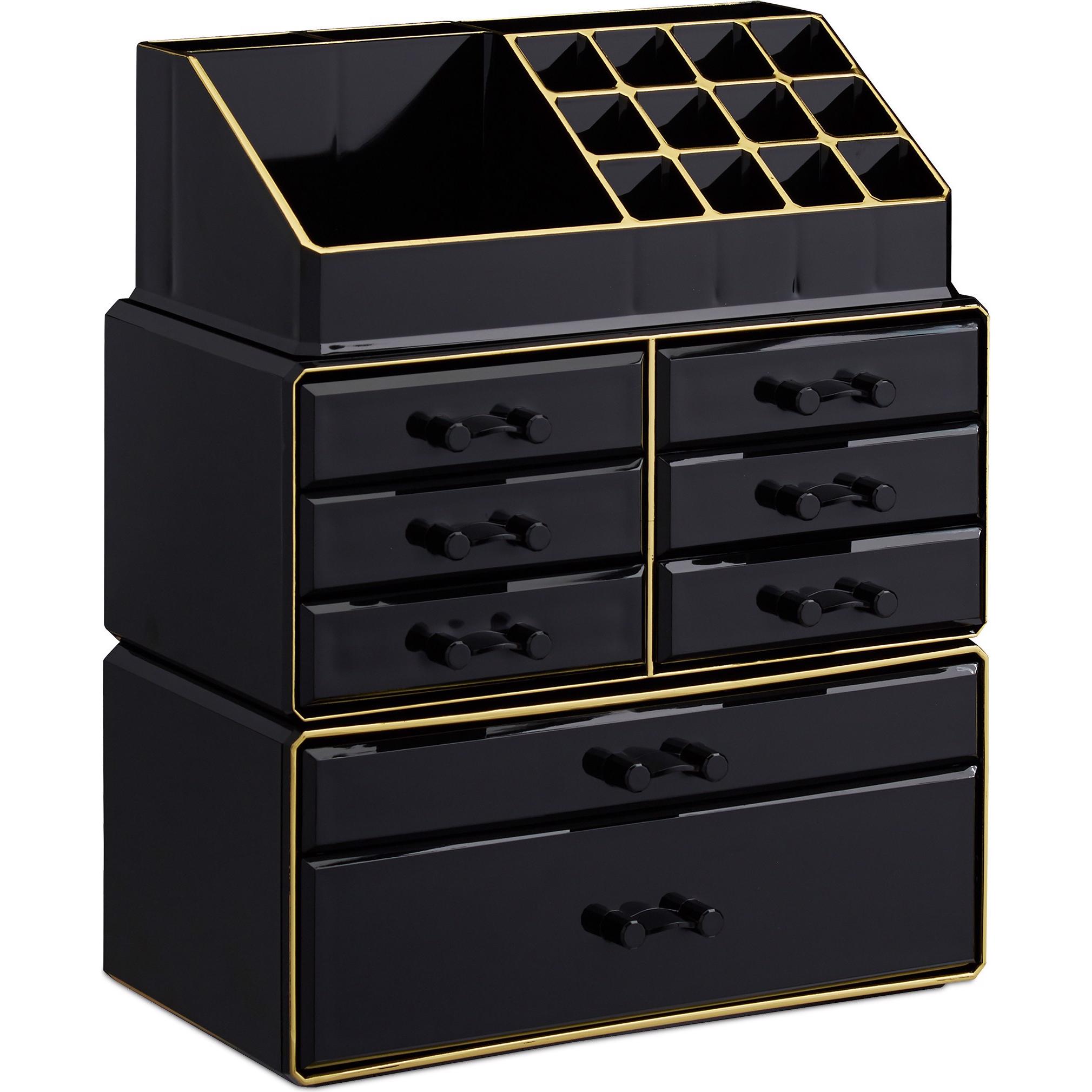 Relaxdays, Accessori make-up, Organizer Make-Up con 8 cassetti