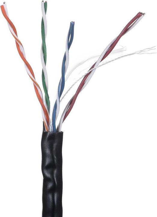 Produktbild Lanberg LAN-KABEL UTP 1GB/S 305M CCA-DRAHT SCHWARZ (U/UTP, CAT6, 305 m)