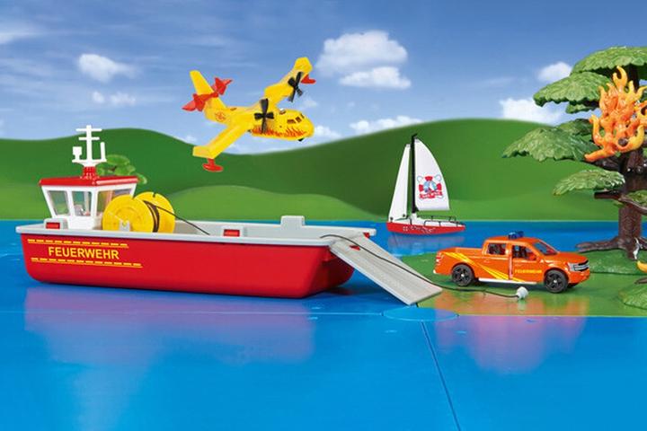 Produktbild Siku Feuerwehr Arbeitsboot