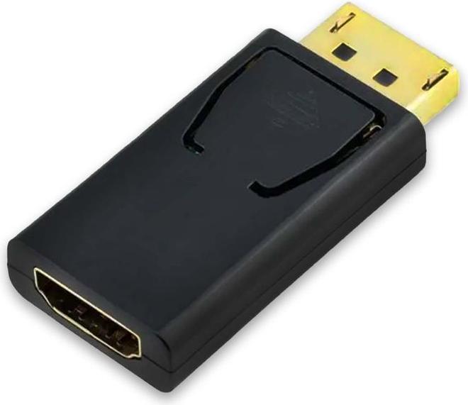 Immagine prodotto Hermex Adattatore Displayport a HDMI Adattatore DP a HDMI DP maschio HDMI femmina (HDMI, 2.40 cm)