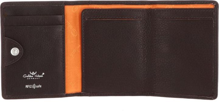 Immagine prodotto Golden Head Portafoglio Capri con protezione RFID in pelle 8 cm